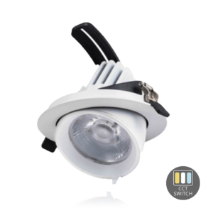 LED DOWNLIGHT | KANTELBAAR | Ø145 | 30W | WIT | CCT-SWITCH