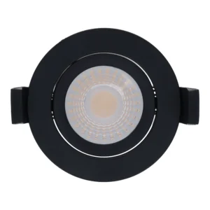 812058 LED INBOUWSPOT | MIRAN | SLIM-FIT | 5W/7W | DIM TO WARM + CCT-SWITCH | ZWART